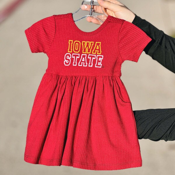 Colosseum Infant Iowa State Cardinal Dress